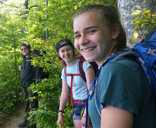 Compass Montessori Junior High students at Timbers Recreation Center