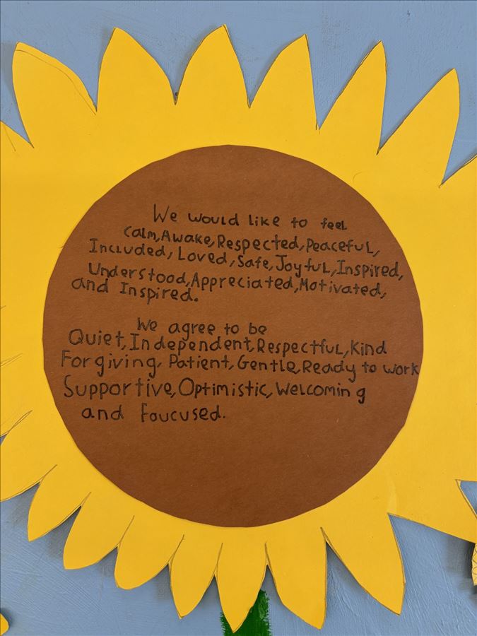 Cedar Classroom Agreement Montessori